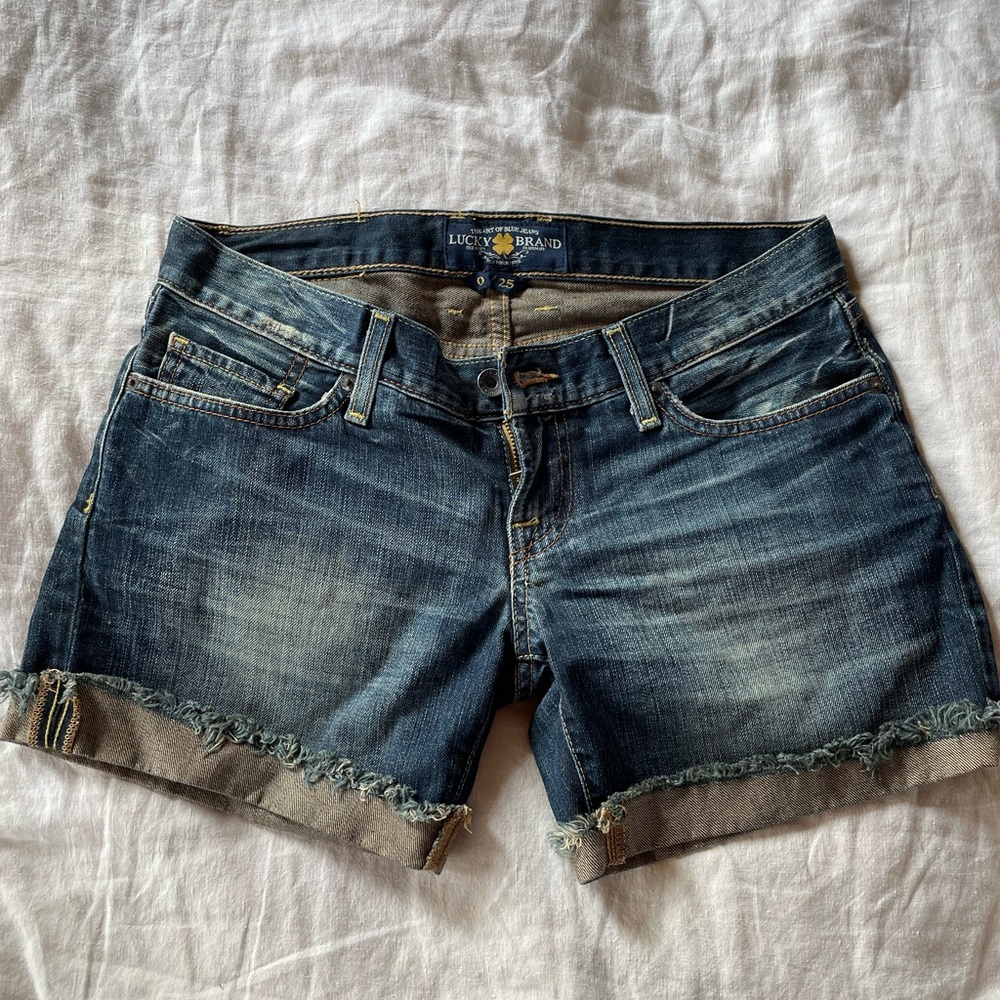 Lucky Brand denim jean shorts, relaxed fit